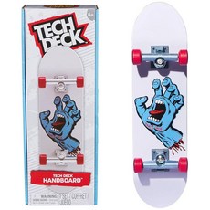 TECH DECK Santa Cruz 핸드보드 정품 미니 스케이트보드 남아 및 여아용 장난감 만 6세 이상 (손만 사용) 151381