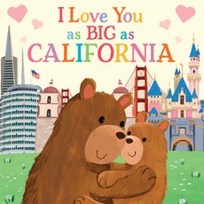 (영문도서) I Love You as Big as California Board Books, Hometown World, English, 9781728244068