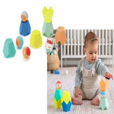 알럽 컵쌓기볼세트 도형맞추기 출산선물 소근육발달 신나는놀이 모형맞추기장난감 아기링쌓기, 1개