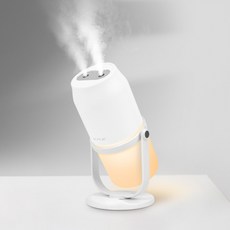카프 무선 무드등 회전형 각도조절 가습기, KF-HM401, 화이트