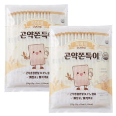 득이네 곤약쫀드기 인절미맛, 2개, 375g
