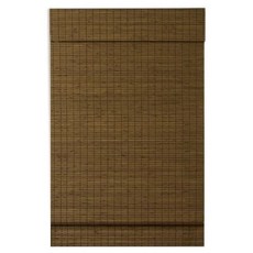 레이디언스 맞춤 절단 폭 무선 메이플 케이프 코드 플랫위브 로만 셰이드(발란스 포함) 폭 36인치 x 길이 64인치