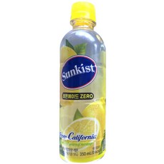 광동 썬키스트 레몬에이드 제로, 350ml, 19개