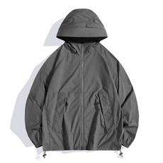 釣友俱樂部 男款 夏季超薄透氣冰絲防曬衣 加肥加大碼速乾防紫外線釣魚服, 男女同款碳灰色,2XL【160-180】, 1個