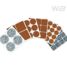 생활용품전문샵 바닥보호 스티커 바닥소음방지, 사각 9P