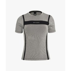 [백화점 정품] 스파이더 SPYDER 여성 트레이닝 소프트 립 반팔 티셔츠 SPHFCNRS252WGRY