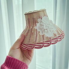 레이스 꽃 모티브 부자재 3종, 국화-화이트, 1개