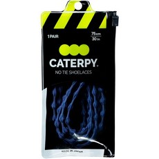 Caterpy 매듭없는 신발끈 일본 정품 운동화 고무끈 60cm 코퍼레이트 네이비 어린이부터 노인까지 편리한 슬립온 변신