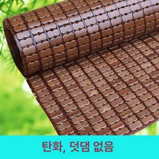다다미 대자리 침대 깔개 접이식 장판 자리 돗자리 마작, 135cmX195cm, 탄화 비포장