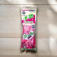 手寶雙色乳膠手套 三種尺寸 雙色家用洗碗手套 廚房清潔手套 7號半/8號/8號半, 1個, 8