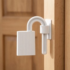 오각몰 문 열림 고정기 문틈보호대 현관문보호대, 화이트계열, 1개, 화이트