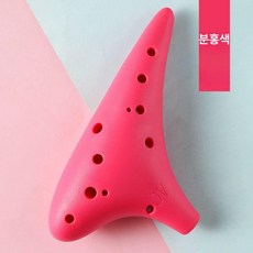 성인용 도자기 오카리나 알토 연습용 배우기 태피온 모델, 1개, 플래그십핑크, 기본 모델명/품번