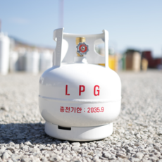 [2035.09] 3kg LPG가스통 + 안전마개, 1개, [2035.09]3kg LPG가스통