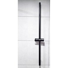 TOTO蓮蓬頭升降桿，金屬拉絲霧面，花灑升降桿，蓮蓬頭支架，沐浴柱，台灣現貨, 黑色