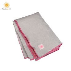 Fun Sport Fit 吸濕防滑瑜珈鋪巾 輕巧便攜 瑜珈墊巾 運動毛巾, 卡莉絲-吸濕防滑瑜珈鋪巾, 1個