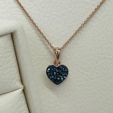 클레이 하트 925실버 은침 오스트리아 큐빅 귀걸이 목걸이 [선물박스 포함] 여자친구 기념일 선물