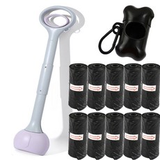 精選優品 撿便器 拾便器 折疊拾便器 拾便袋 剷屎神器 便攜折疊狗狗拾便器外出遛狗不臟手撿便器狗屎夾子家用剷屎, 70CM魅力紫（套餐三）, 1個