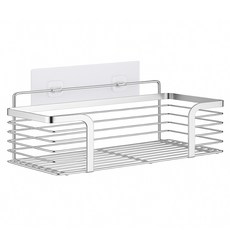 不鏽鋼置物架 附無痕卡扣貼片, 寬35CM, 1個