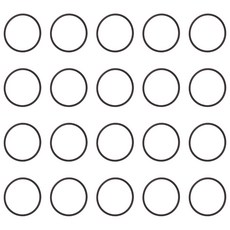 360 디스크 드라이브 가습기 롤러 장치용 강력 고무 구동 벨트 탄성 교체 벨트 모터 부품 20개 팩