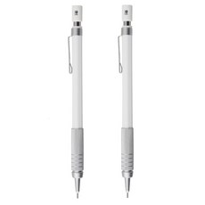 무인양품 저중심 샤프 화이트, 2개, 0.5mm