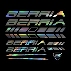 11개/세트 BERRIA 비닐 자전거 스티커 사이클링 애호가를 위해 특별히 제작되었습니다 소재 사용, 01 laser