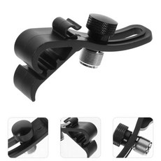 플라스틱 드럼 마이크 클램프 조절 충격 방지 홀더 마운트 하드 클립 스네어, 1개, 기본