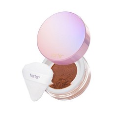 Tarte 주름 없는 세팅 파우더 - 프레스드 & 루즈 페이스 파우더 오래 지속되는 마감을 위한 경량 오일 흡수 포뮬러 비건 및 크루얼티프리 183860, 반투명 딥 (딥 투 마호가니 스킨 톤)