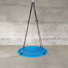 원형그네 감통그네 행잉 카페 오락 실내놀이감각 원형 스윙 야외용, 10. 블루 120cm