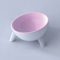 디에스펫 애견 식기 기울기 스페이스 보울 핑크, 2개