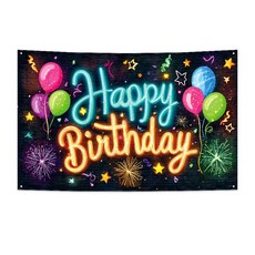 핑크프랑 생일파티 배너 현수막, 02