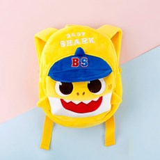핑크퐁 아기상어 모자배낭-블루