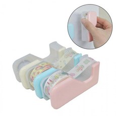 마그넷 내장 마스킹 테이프 커터기 디스펜서 마스킹 디스펜서 테이프 커터기 용품 다꾸 스티커 용품 테이프, 1개, 기본