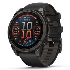 가민 피닉스 8 AMOLED 아웃도어 스마트워치, 카본그레이, 51mm, GPS + 블루투스
