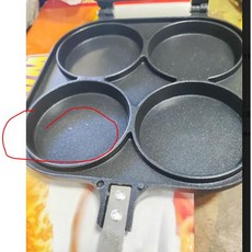 尚宏 四孔鬆餅模 (紅豆餅烤盤 愛心鬆餅 雞蛋糕烤盤), 1個, 全新 ng 品  平面四孔模