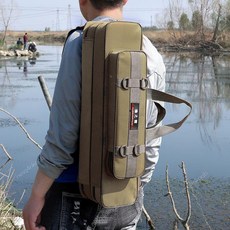 低價爆款 臺灣出貨 路亞包 釣竿袋 釣魚用品 釣魚背包 漁具盒 迷你戶外魚竿包海竿小竿短節竿路亞竿釣魚包垂釣收納袋, (ABS)藍色,80公分