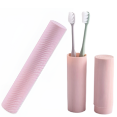 이플레이스 휴대용 칫솔케이스 여행용 칫솔통 휴대편한 칫솔 케이스 GH3026-22, 핑크2개
