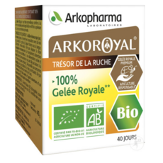 Arkopharma 아코 파마 유기농 100% 순수 로얄 젤리 40g, 1개