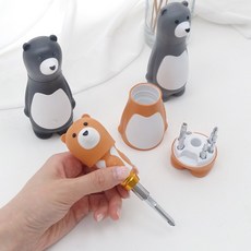 곰돌이 드라이버세트, 블랙, 1개