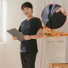 WORLDUNIFORM 世界統一夏季拉鍊護士服護士服磨砂服護士助理套裝