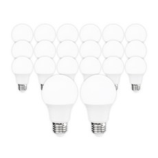 라인라이팅 LED 에코 벌브 전구 8w (주광/전구/주백), 주광색, 20개