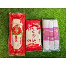 長發麵 長壽麵 三環麵 白麵線, 1個, 長壽麵(230g/包)