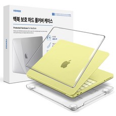 뷰씨 맥북 클리어 하드 케이스, 투명, 1개 투명, 1개