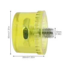 25mm / 30mm 35mm 40mm 고무 양면 작업 유약 창 비즈 해머 나일론 말렛 DIY 핸드, 1개