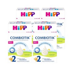 힙분유 바이오 콤비오틱 2단계, 600g, 4개