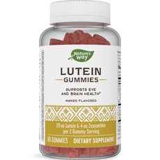 Nature's Way 然萃維 葉黃素芒果口味軟糖, 1個, 60片