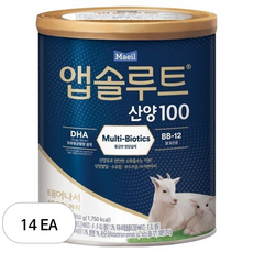 앱솔루트 산양 100 분유, 350g, 14개