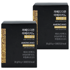 1+1 암웨이 까페드다몬 아메리카노 헤이즐넛 with 브라질 30개 커피