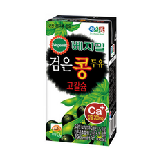 베지밀 검은콩 두유 고칼슘, 190ml, 48세트