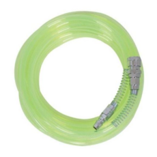 8x4.5x10M (1EA) 투명 형광 코리아뉴매틱-우레탄연질파워호스