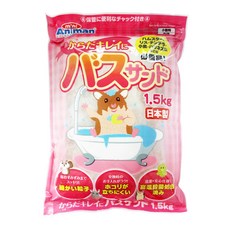 미니애니맨 햄스터 목욕모래 (고온살균처리), 1.5kg, 1개